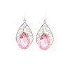 Cleo Sable Black Crystal Teardrop Earrings, Gold Metal 5cm Earrings - Image 9
