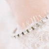 Sweet Whispers Crystal Cuff Bracelet, Rhodium Metal Channel Set - Image 3