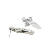 Parisian Crystal Marquise Bridal Earring, Rhodium Metal 5cm long - Image 13