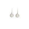 Remi Chiffon Clear Crystal Earrings Diamond Shape, 2cm Long Rhodium Metal - Image 2