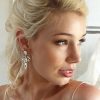 Parisian Crystal Marquise Bridal Earring, Rhodium Metal 5cm long - Image 6