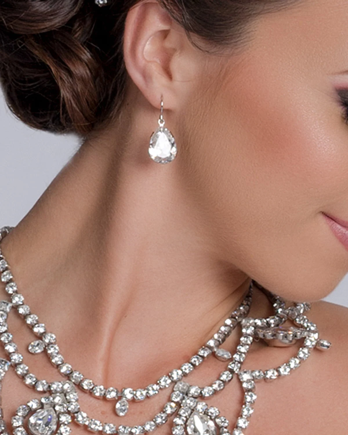 Stealing Kisses Crystal Petite Earrings