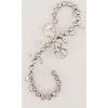 Whispers Crystal Scroll Hairpiece Petite, Rhodium Metal, 9cm Wide - Image 3