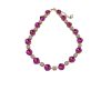 Halo Bridal Necklace Gold Crystals, Gold Metal - Image 6
