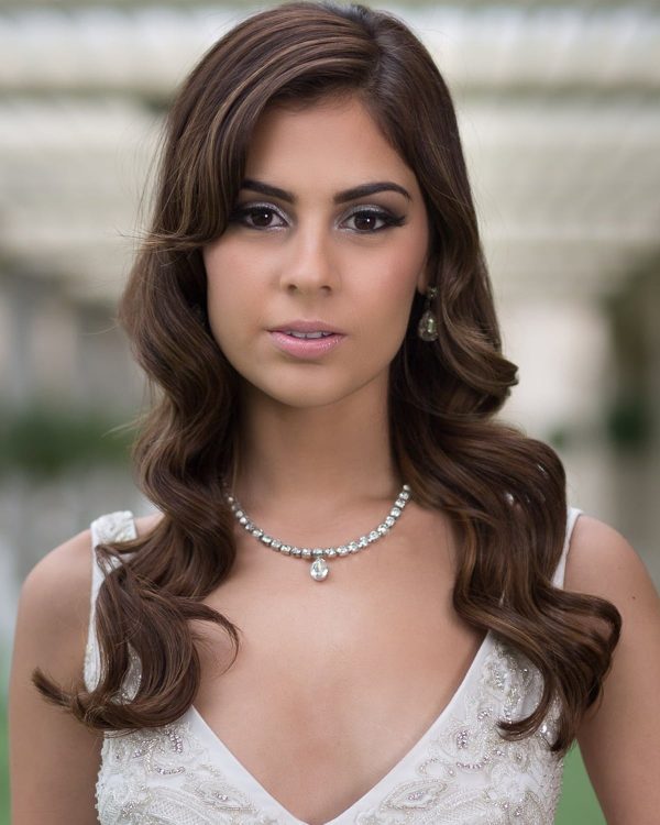 Stealing Kisses Crystal Teardrop Necklace Petite, Rhodium - Image 4