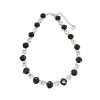 Halo Crystal Necklace Red and Clear Crystals, Gold Metal - Image 12