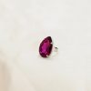 Manhattan Magenta Pink Teardrop Ring - Image 6