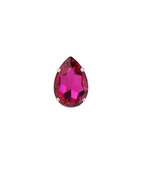Manhattan Magenta Pink Teardrop Ring - Image 7