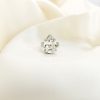 Manhattan Clear Teardrop Petite Ring Rhodium - Image 3