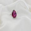 Manhattan Magenta Pink Teardrop Ring