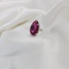 Manhattan Magenta Pink Teardrop Ring - Image 4