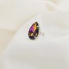 Manhattan Multi-Coloured Teardrop Ring - Image 4