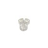Manhattan Clear Teardrop Petite Ring Rhodium - Image 6