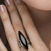 Parisian Clear Marquise Ring Gold - Image 6