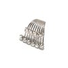 Sway My Way Crystal Spray Ring Rhodium, Adjustable - Image 2
