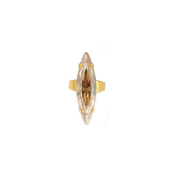 Parisian Clear Marquise Ring Gold - Image 8