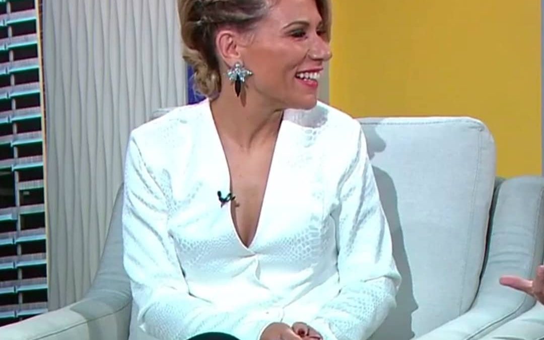 Tania Doko of Bachelor Girl wearing Redki Couture Jewellery, Australia
