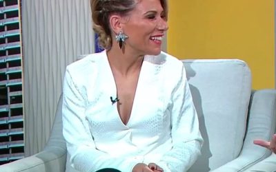 Tania Doko of Bachelor Girl wearing Redki Couture Jewellery, Australia